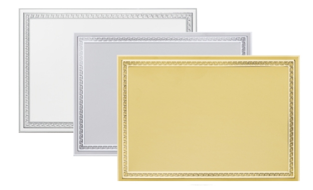 Transfer aluminium plaques for award mod. Impero - Ciak targhe
