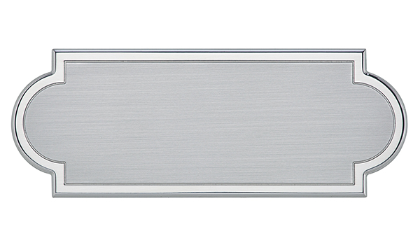Targa di serie da porta in alluminio - Settore incisoria - Ciak Targhe