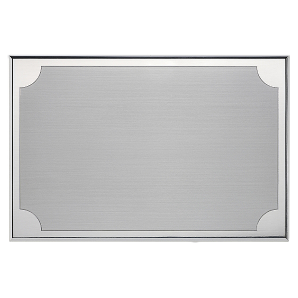 Targa di serie da esterno in alluminio - Settore incisoria - Ciak Targhe
